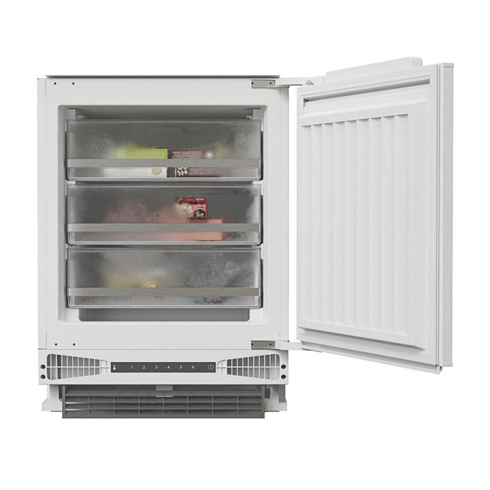 Built In Freezer Integrated White 95Ltr 3 Drawers Reversible White (W)596mm - Image 3