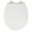 Toilet Seat Soft Close Quick Release White Adjustable Plastic Bathroom WC - Image 4