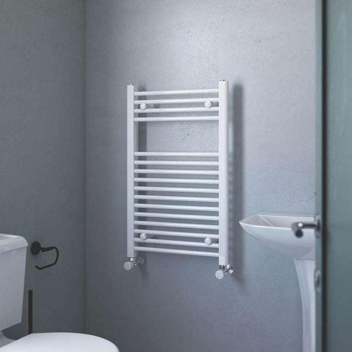 Flomasta Towel Rail Radiator White Bathroom Warmer Lightweight Compact 80x 50cm - Image 4