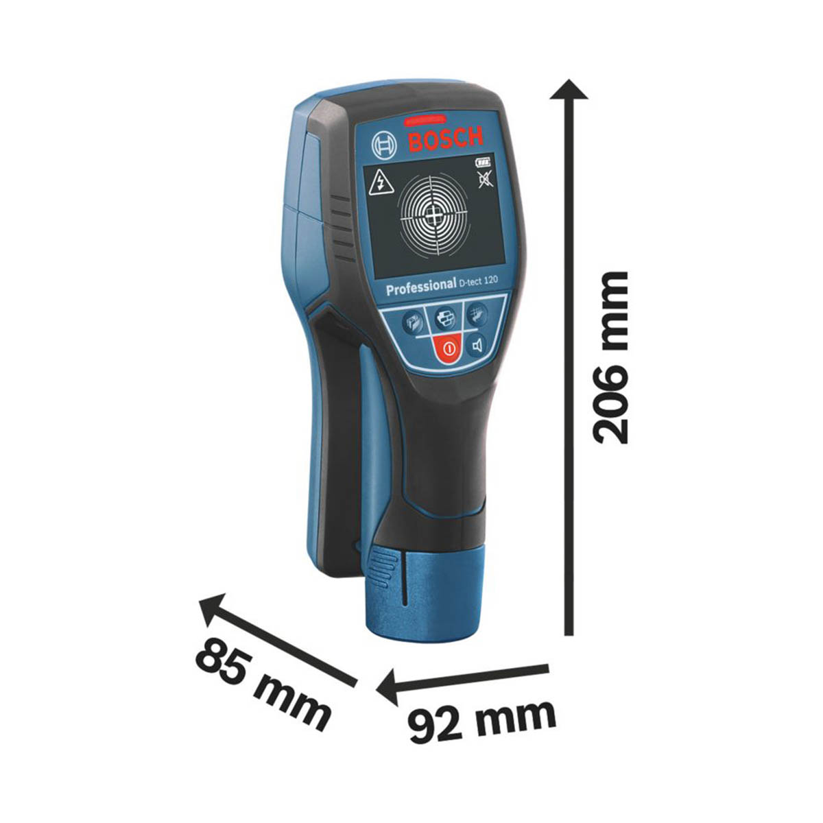 Bosch Wall Floor Scanner D-Tect120 Professional Panel Multi Detector LED Display - Image 3