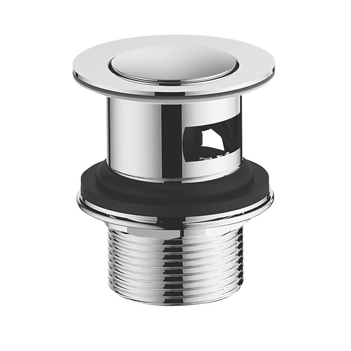 Bathroom Basin Tap Mono Mixer Single Lever Chrome Waterfall Waste Cloakroom - Image 2