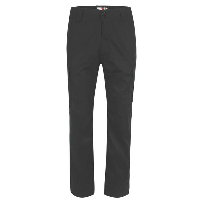 Herock Work Trousers Mens Regular Fit Black Multi Pockets Cargo  32" W 32/34"L - Image 3