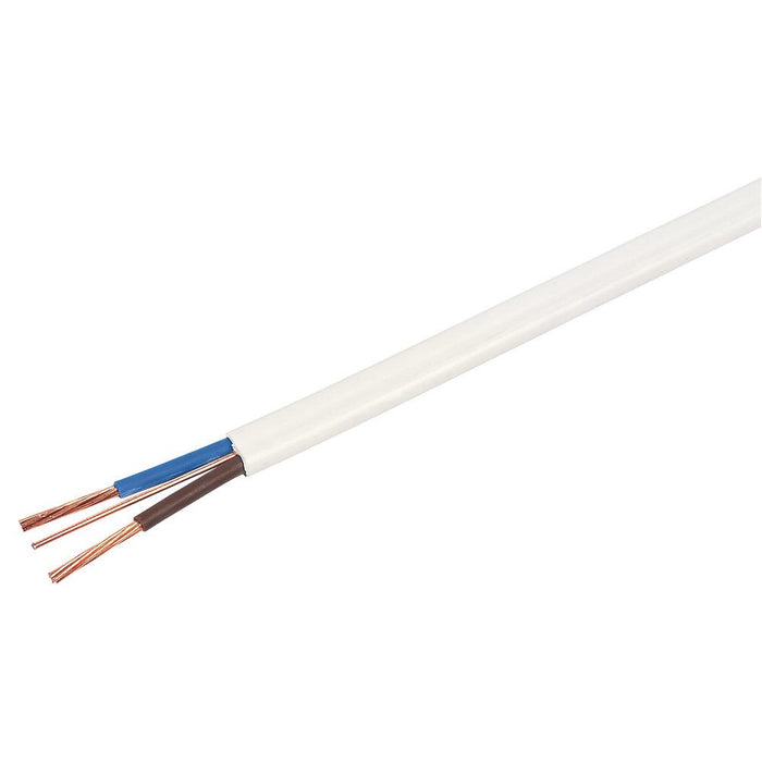 Prysmian Wiring Cable 6242BH White LS0H Flat Twin And Earth Indoor Coil 6mm²x25m - Image 2