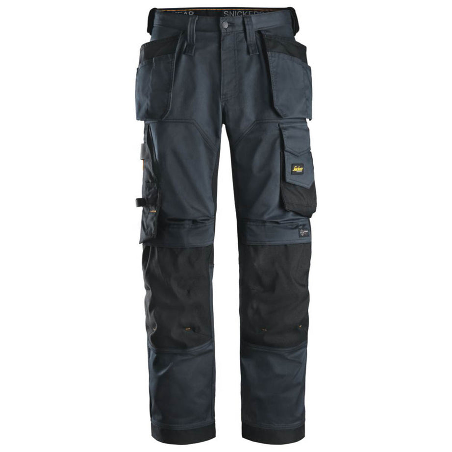 Snickers 6251 Stretch Trousers Steel Grey 31" W 32" L - Image 1