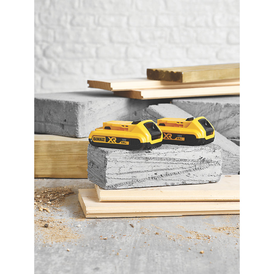 DeWalt Cordless Twin Set Combi Drill Impact Driver DCK2060D2T-SFGB 18V 2.0Ah - Image 4