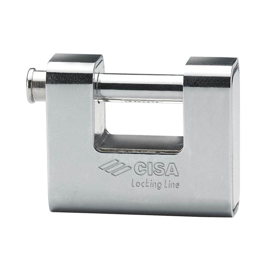 Cisa Padlock Keyed Brass Weatherproof Indoor Outdoor High Security 66mm - Image 2