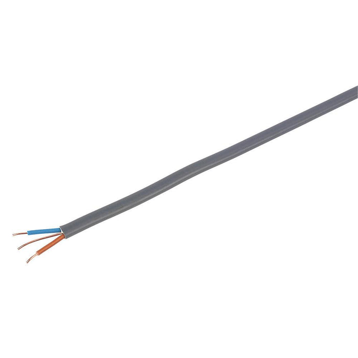 Prysmian Cable Twin And Earth 2 Core Drum 6242Y 1.5mm²  100m Grey Bare Flat - Image 3