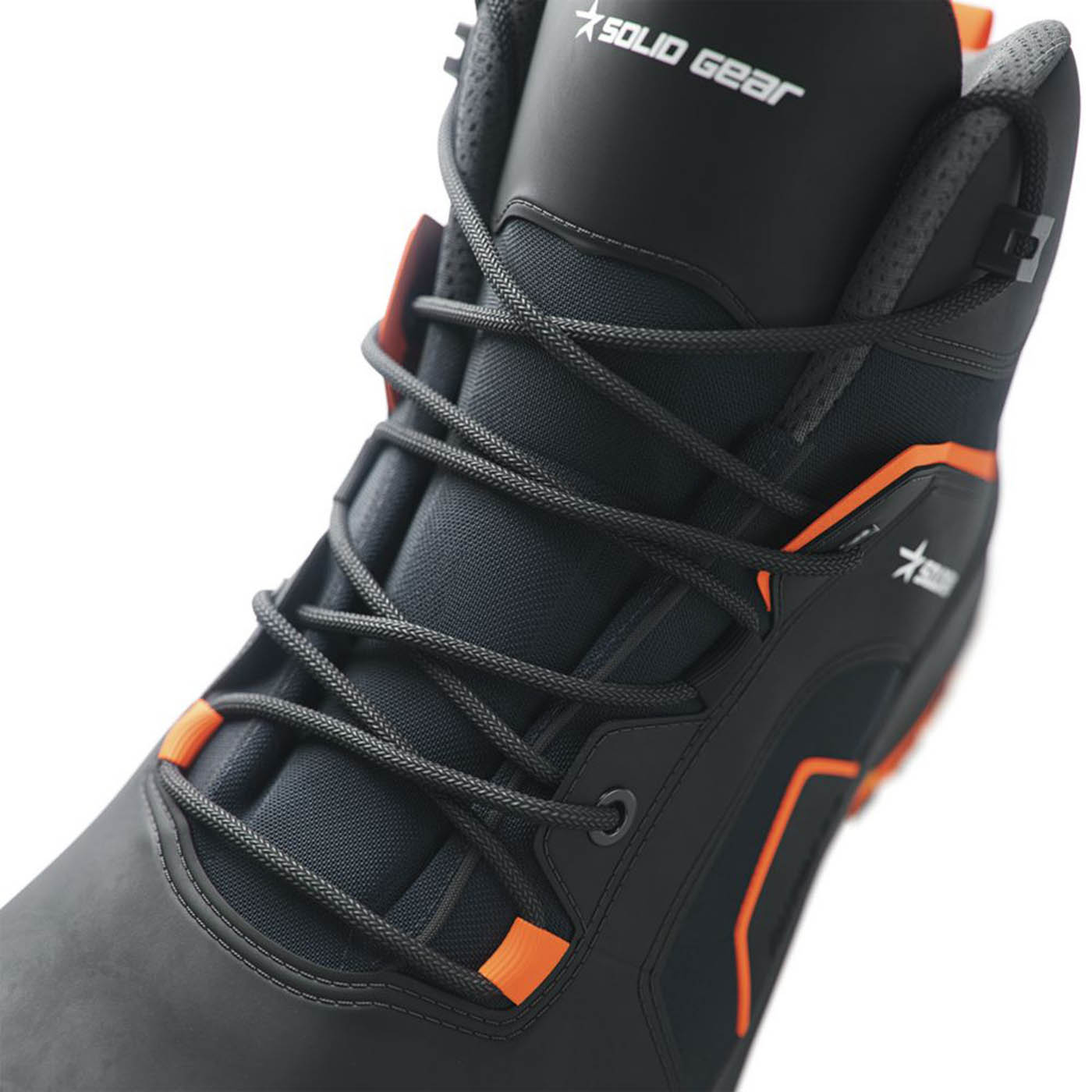Solid Gear Falcon 2 Mid Size 10  Black Water-Resistant  Safety Boots - Image 4