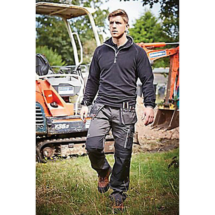 Scruffs Men Trousers Graphite 5 Pockets Reinforced Knees Straight Leg W30" L31" - Image 3