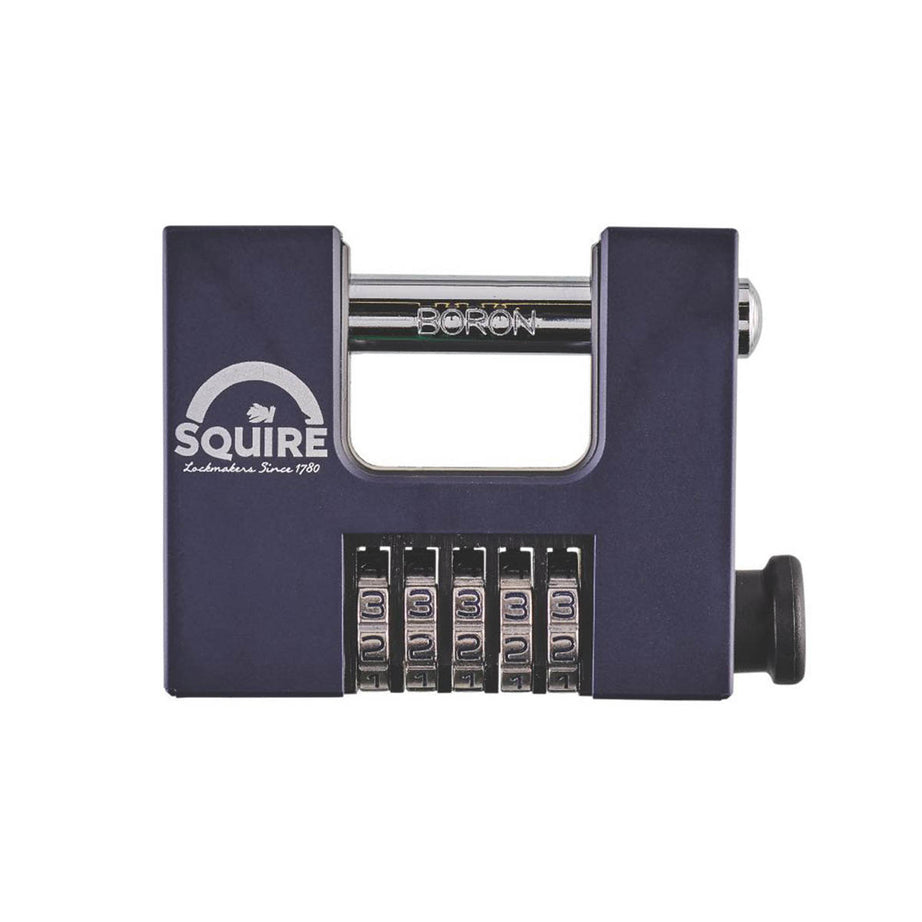 Squire  Die-Cast Steel Weatherproof  Combination Block Padlock 85mm - Image 1