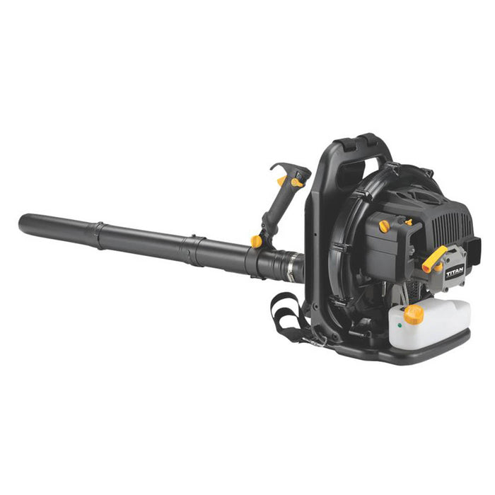 Titan Leaf Blower Petrol TTBPP52 Backpack 2 Stroke Anti Vibration System 51.7CC - Image 1