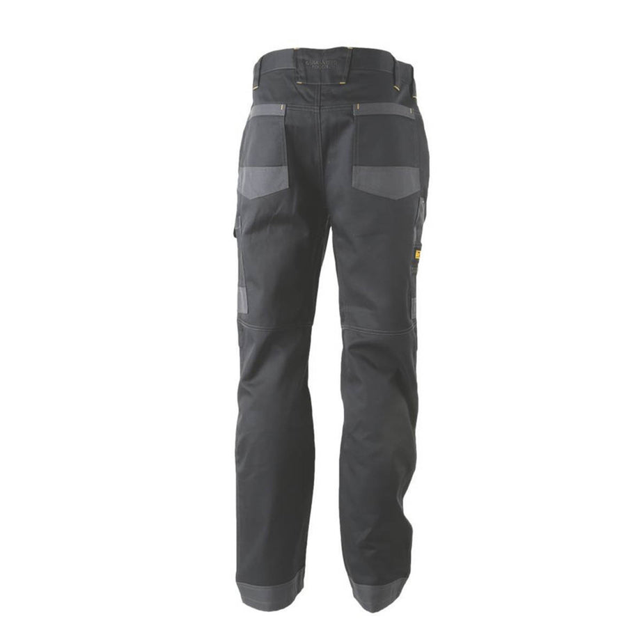 DEWALT Mens Work Trousers Louisiana Cargo Black Multi Pockets 40" W 31" L - Image 2