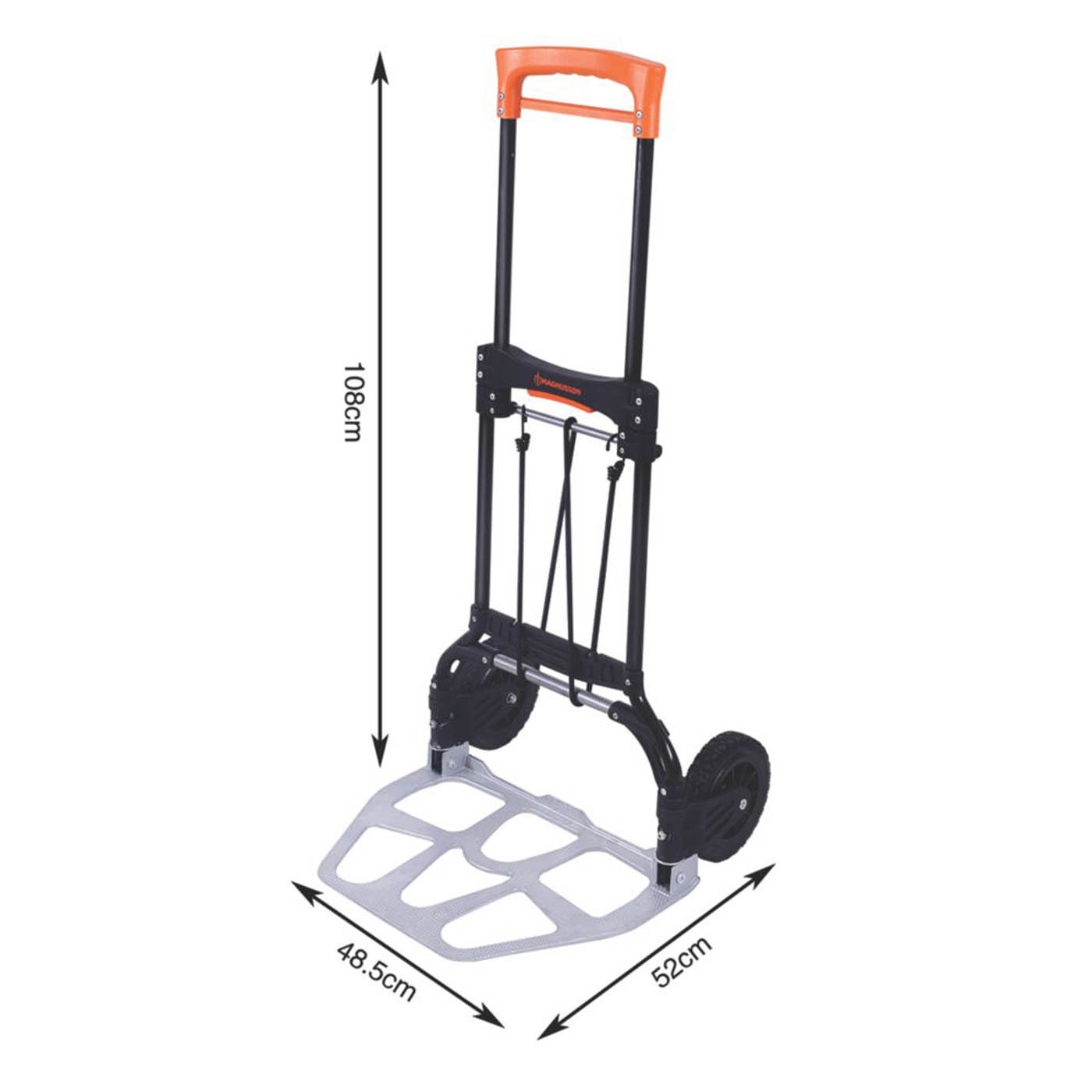 Magnusson Folding Hand Truck Cart Portable Heavy Duty Aluminium Trolley 120 Kg - Image 5
