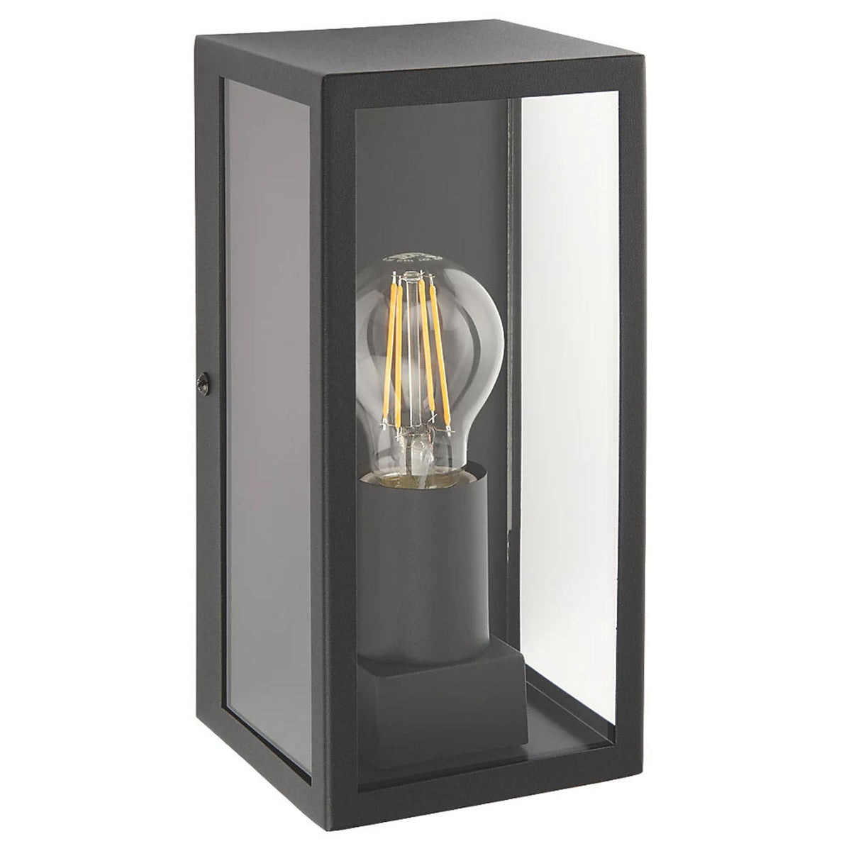 LAP Outdoor Lantern Breton 96603 Rectangular Frame 28W Tempered Glass Matt Black - Image 5