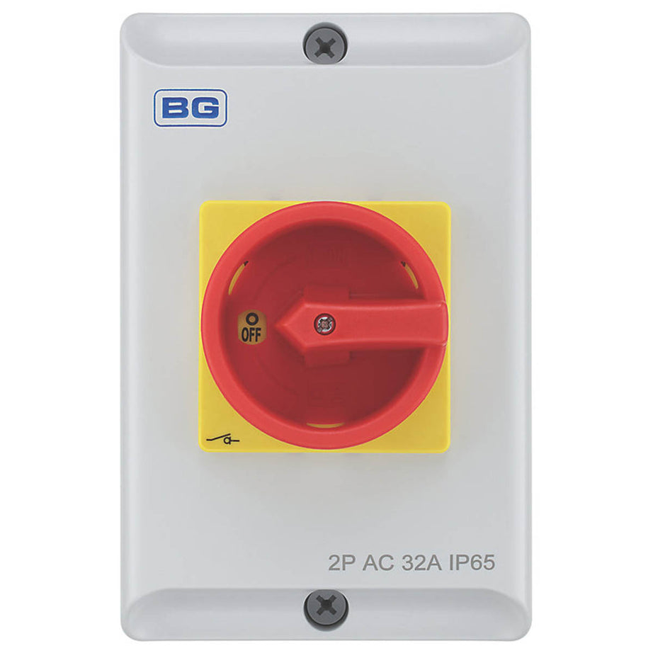 British Dimmer Isolator Rotary Switch CPRSD232 32A 2 Pole IP65 Weatherproof - Image 2