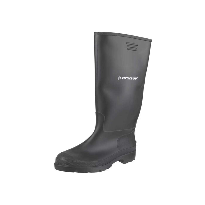 Dunlop Non Safety Wellies Mens Wide Fit Black Waterproof Metal Free Size 7 - Image 3