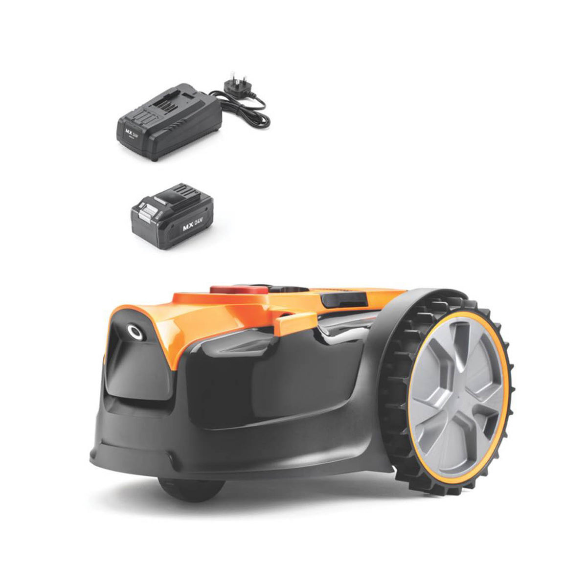 LawnMaster Robotic Lawn Mower Cordless 24V 4.0Ah OcuMow16 Drop And Mow Cutter - Image 1
