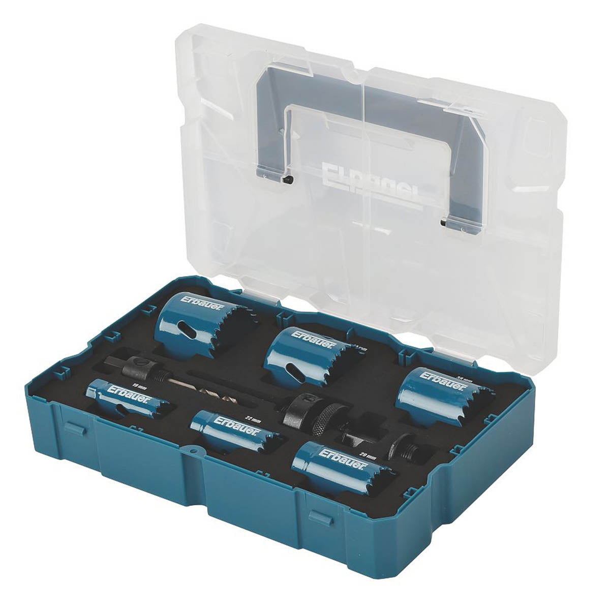 Erbauer Holesaw Set 6-Saw Multi-Material High Speed Steel For Pilot Drill - Image 2