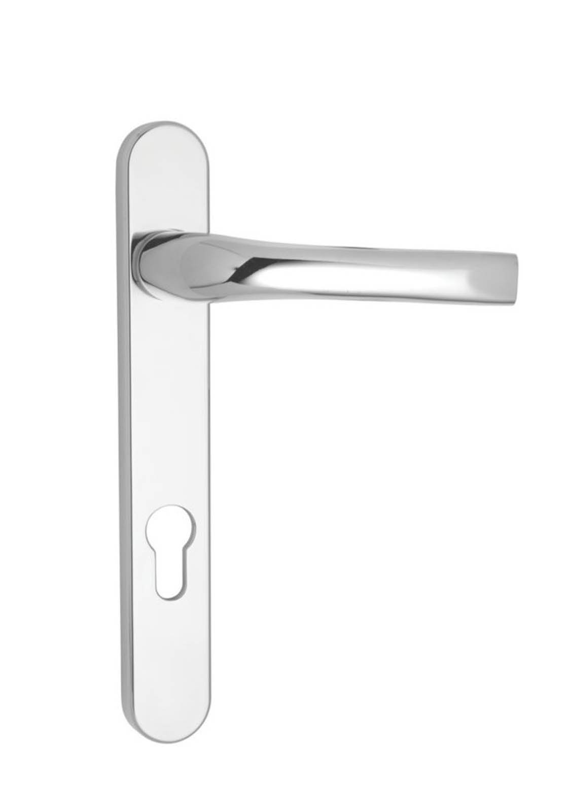 Mila ProLinea Door Handle Pair Polished Chrome - Image 2
