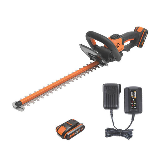 Worx Hedge Trimmer Cordless WG261E.1 45cm Multi Grip 20V 1 x 2.0Ah Li-Ion - Image 1