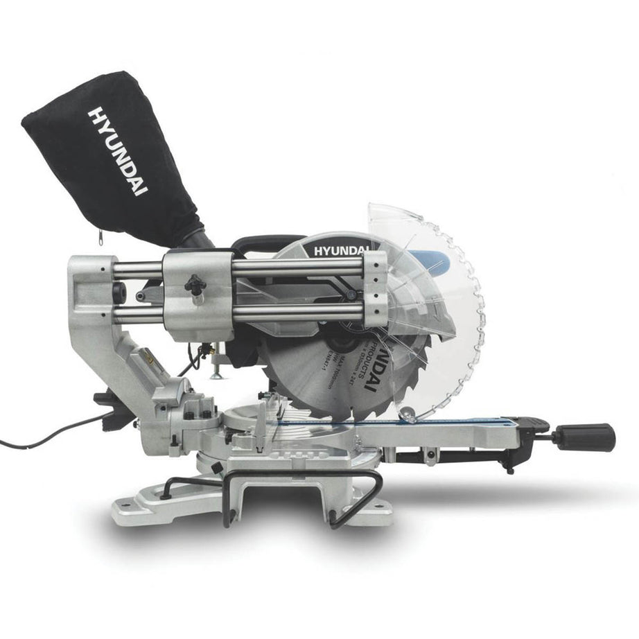 Hyundai Mitre Saw HYMS2000E Single-Bevel 255mm Electric Lightweight Sliding 230V - Image 2