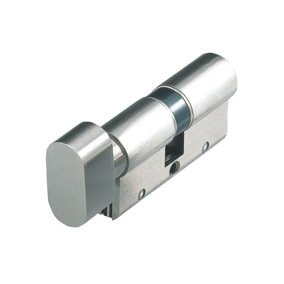 Cisa  Astral S Series 10-Pin Euro Cylinder & Thumbturn 45-55 (100mm) Nickel-Plated - Image 1