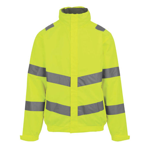 Regatta Dover Hi-Vis Jacket Yellow Small 37.5" Chest - Image 1