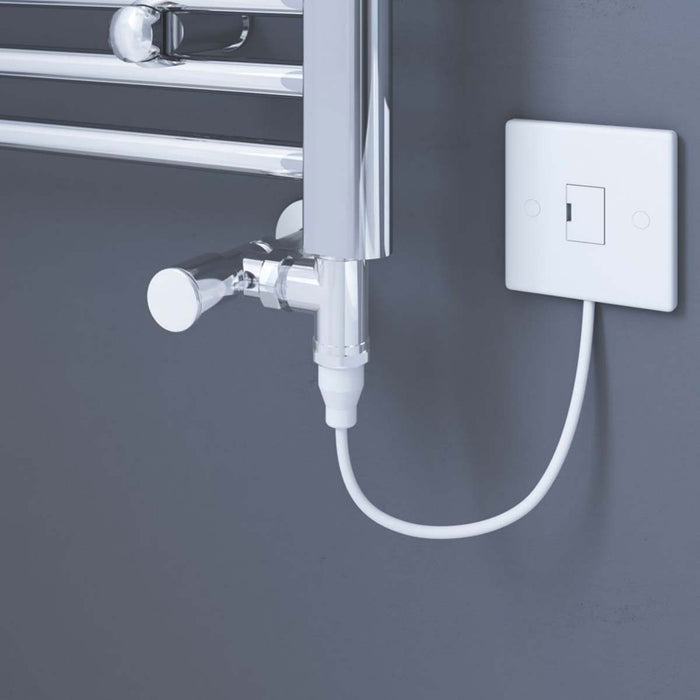 Flomasta Heating Element White IP55 For Towel Radiator Bathroom Indoor 250W - Image 4