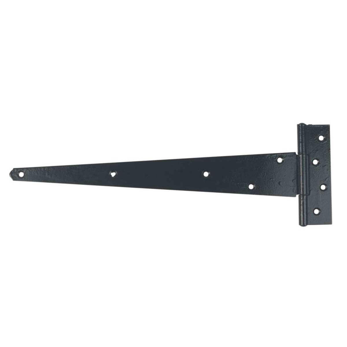 GateMate Tee Hinge Straight Premium Steel Black 150mm x 18" x 450mm 2 Pack - Image 1