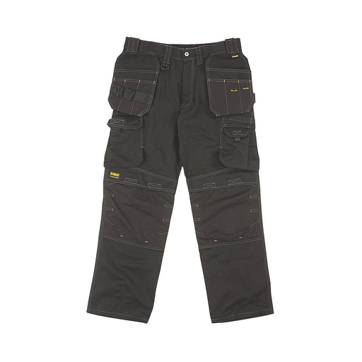 DeWalt Pro Tradesman Work Trousers Black 30" W 31" L - Image 1