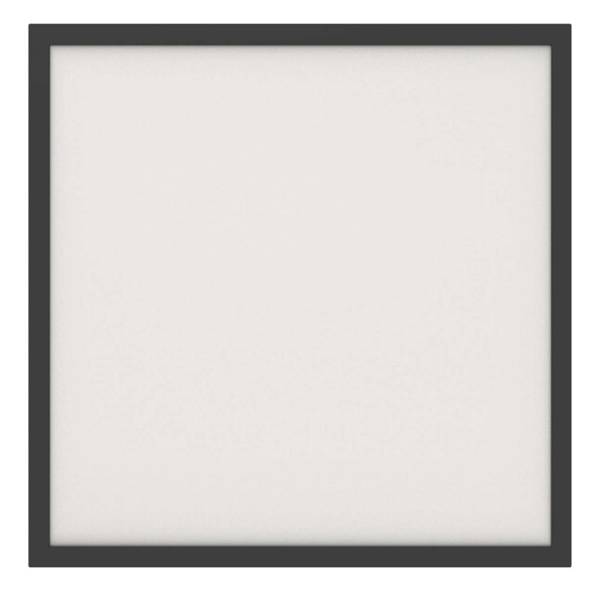 Panel Light Square LED Edge-Lit Aluminium Black Neutral White 595mm x 595mm - Image 3