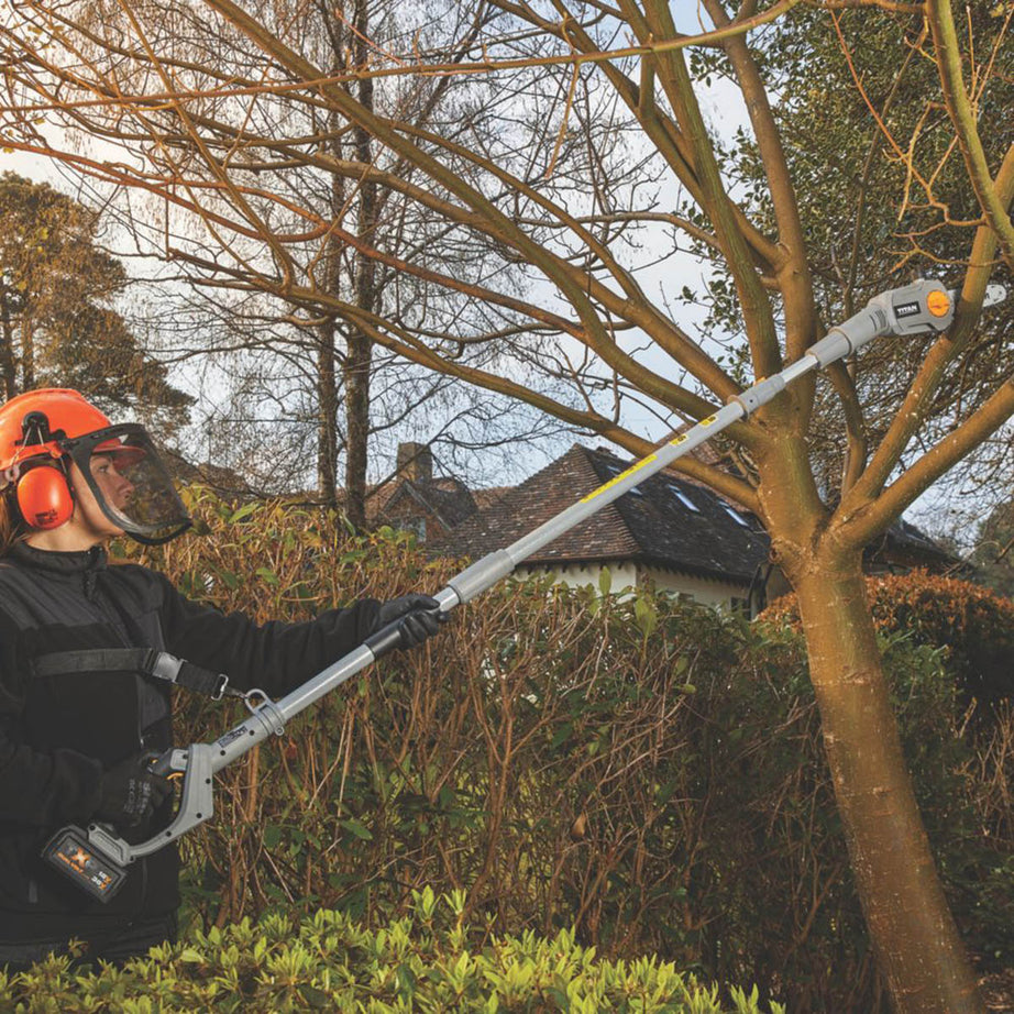 Titan Garden Pole Saw TTPS1820-Li Cordless 18V Li-Ion TXP 200mm Body Only - Image 1