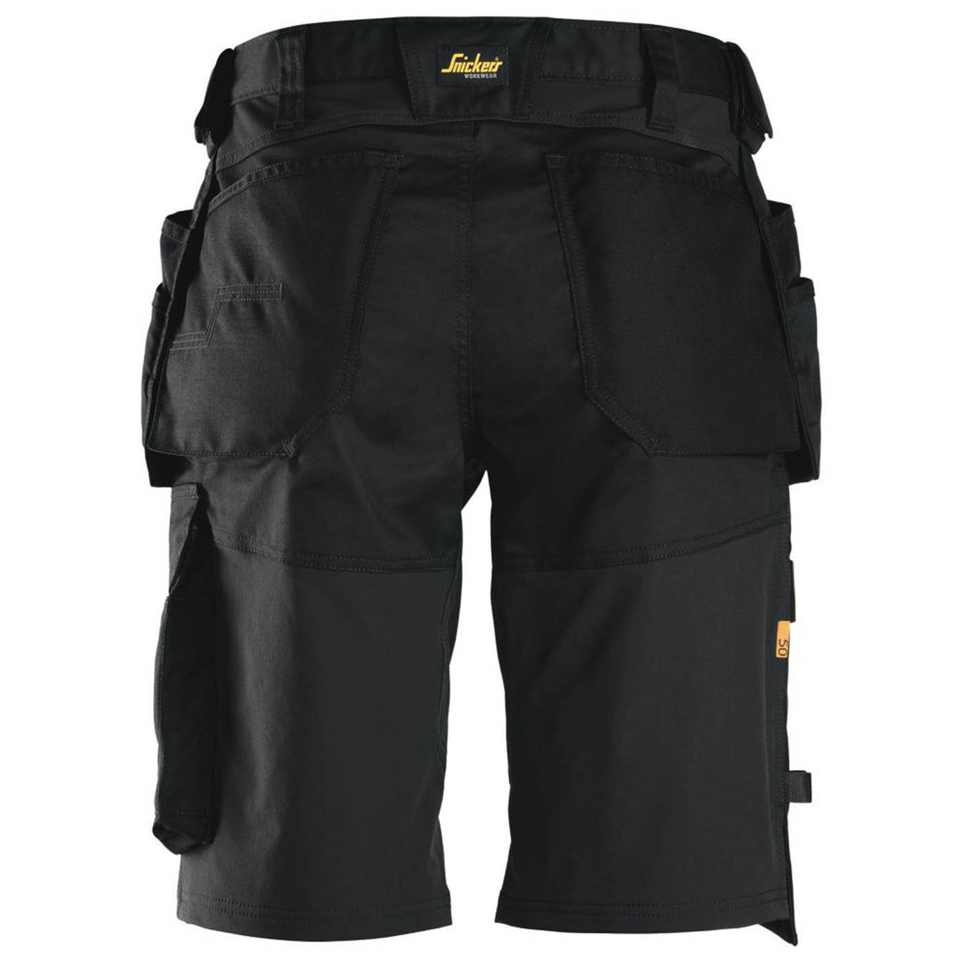 Snickers Work Shorts Mens Loose Fit Black Stretch Breathable Multi Pockets 41W - Image 5