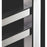 Towel Rail Radiator Chrome Flat Bathroom Ladder Warmer 250W (H)100x(W)50cm - Image 3