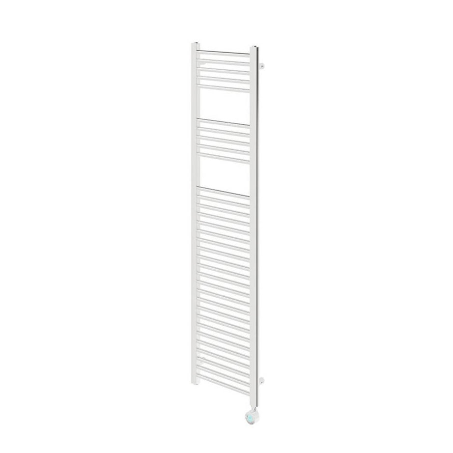 Flomasta Electric Towel Rail Radiator Flat Bathroom Warmer Ladder (H)160x(W)40cm - Image 1