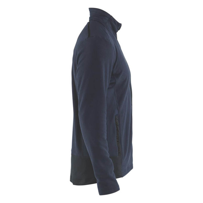 Blaklader  Microfleece Jacket Navy/Black X Large 43" Chest - Image 3