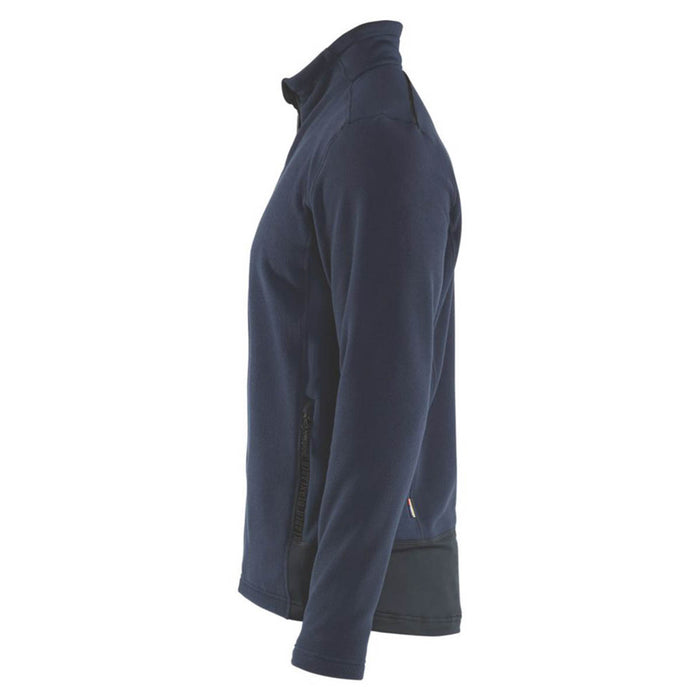 Blaklader  Microfleece Jacket Navy/Black X Large 43" Chest - Image 4