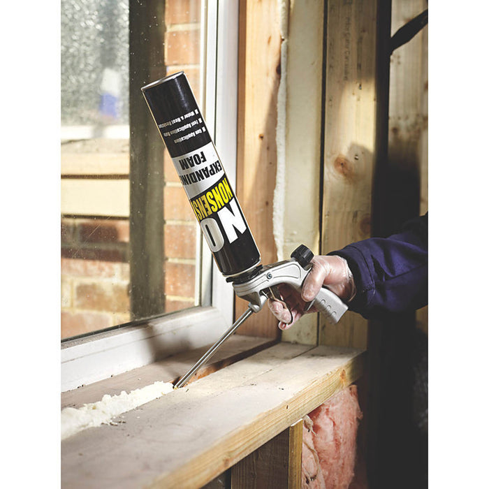 Foam Applicator Gun Flow Adjustment Screw Ergonomic Fills Seals Insulates Gaps - Image 5