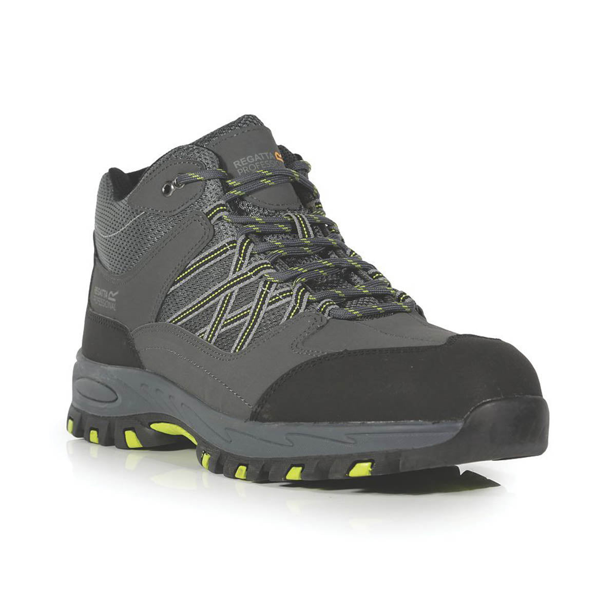 Regatta Safety Boots Unisex Standard Fit Grey Work Shoes Steel Toe Size 7 - Image 1
