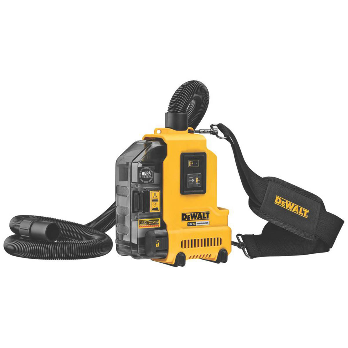 DeWalt Dust Extractor Cordless 18V DWH161N-XJ Brushless Hepa Universal Body Only - Image 1