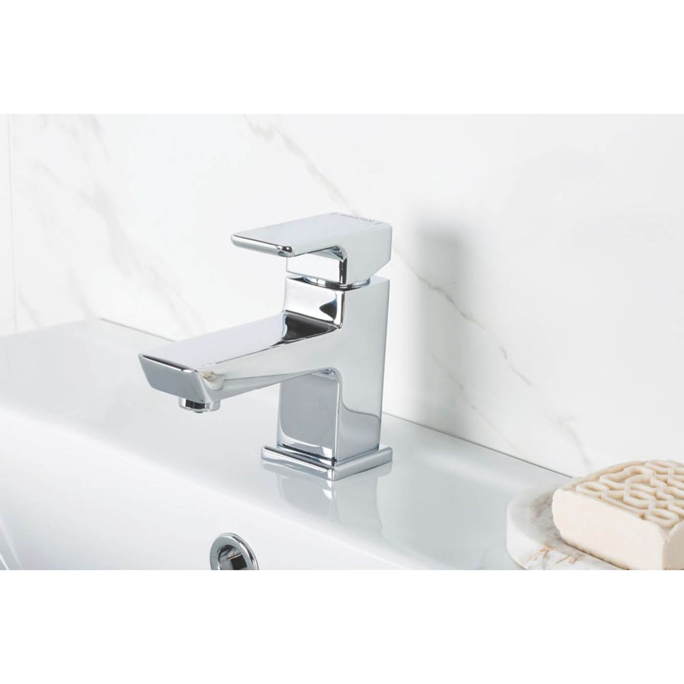 Bristan Bathroom Basin Tap Mono Mixer 112mm Chrome Single Lever Modern Faucet - Image 2
