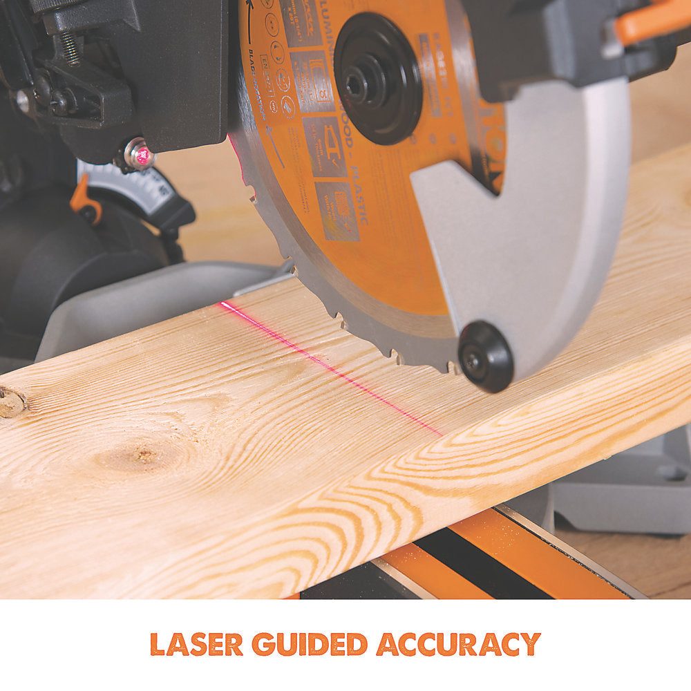 Evolution Mitre Saw Compound R210SMS Corded Electric Single-Bevel Sliding 1500W - Image 7