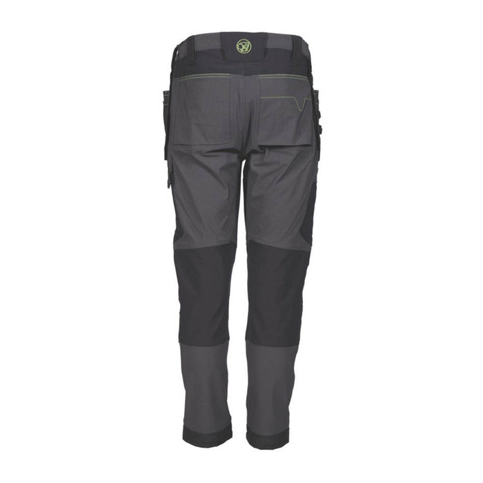 Apache Calgary Work Trousers Grey/Black 34" W 29" L - Image 2