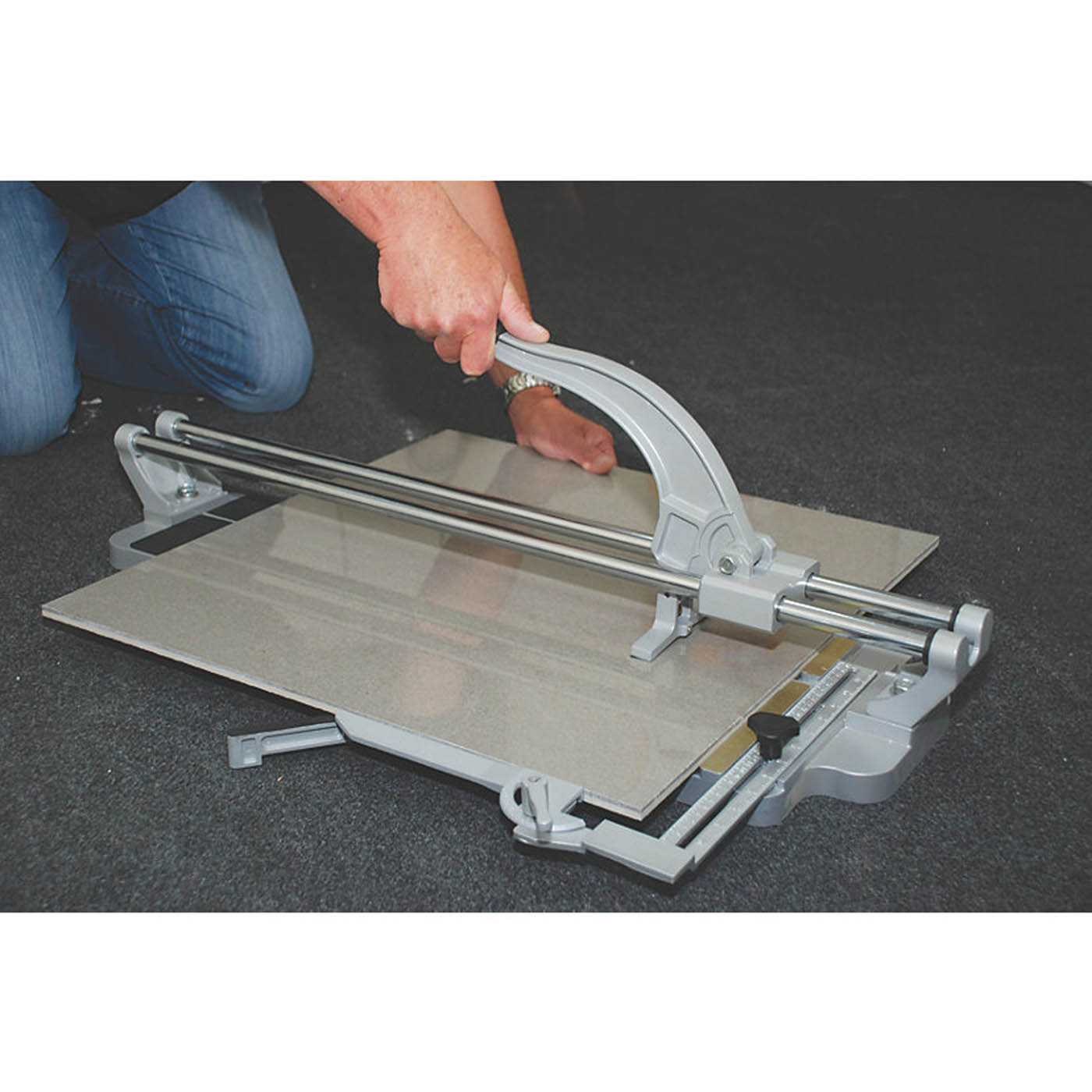 QEP Manual Tile Cutter Heavy Duty Ceramic Glazed Polished Porcelain 630mm - Image 2