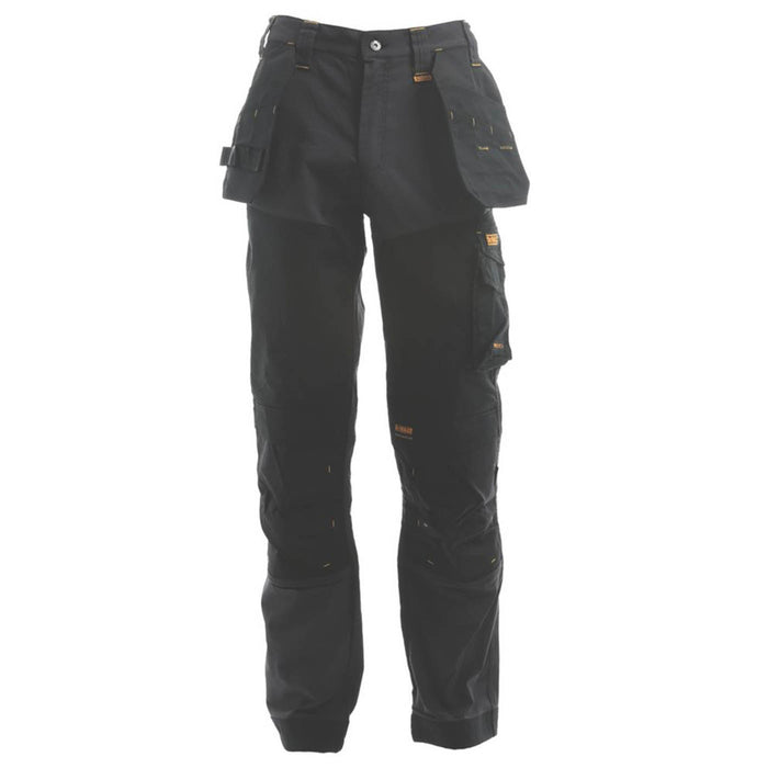 DeWalt Work Trousers Mens Regular Fit Grey Black Multi Pockets Cargo 42"W 31"L - Image 1