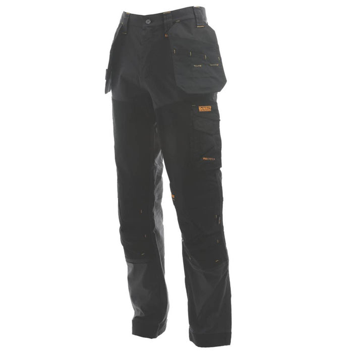 DeWalt Work Trousers Mens Regular Fit Grey Black Multi Pockets Cargo 42"W 31"L - Image 2