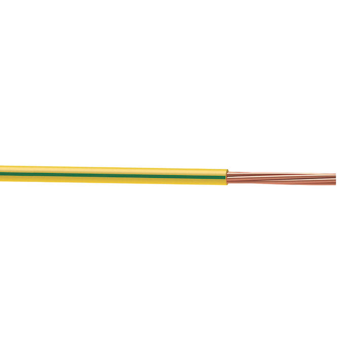 Time Conduit Cable 6491X 1 Core Green Yellow Round Indoor Outdoor Drum 10mm²x50m - Image 1