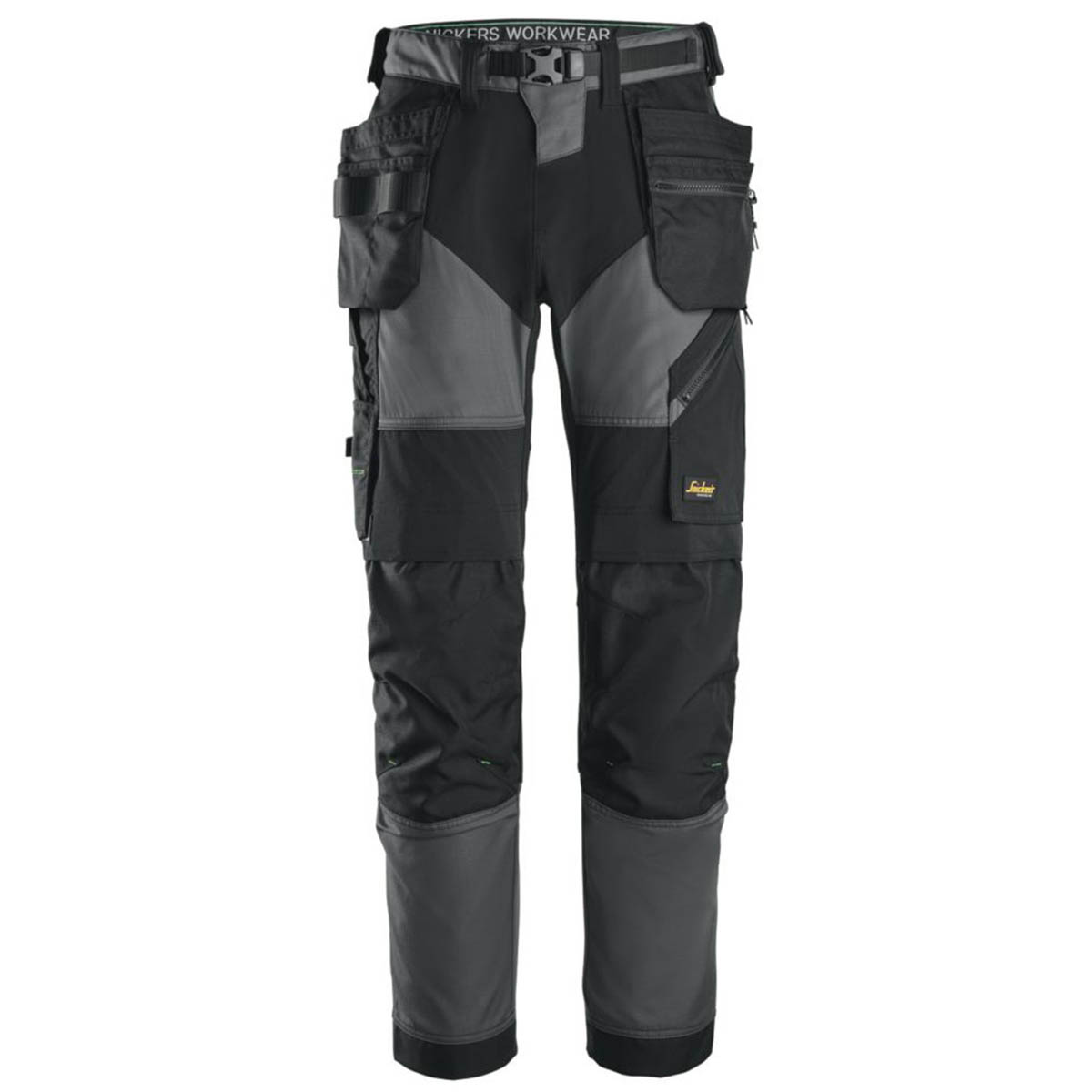 Snickers Work Trousers Mens Regular Fit Grey Stretch Multi Pockets 31"W 32"L - Image 1