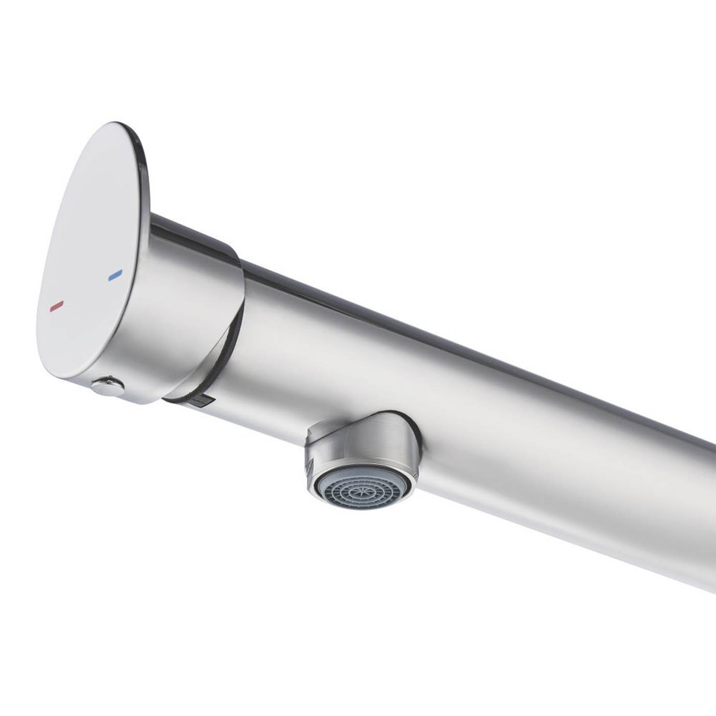 Cascabel Mono Mixer Tap Chrome Single Lever Control Modern (H)218 mm - Image 5