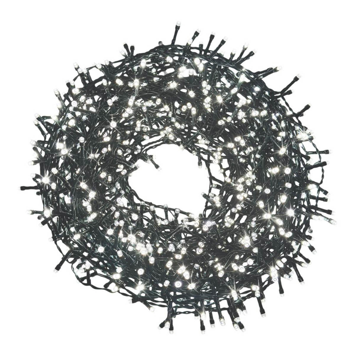 Christmas String Lights 1000 LED Ice White 8 Functions Indoor Outdoor 39.97m - Image 1